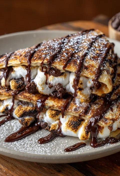 Chocolate Blackstone Smores Quesadilla Gooey Chocolatey