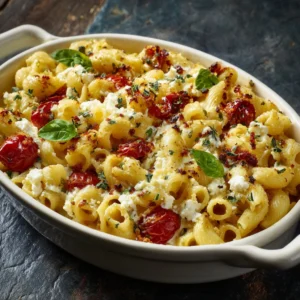 Creamy Baked Feta Pasta : Perfect For Weeknight Comfort