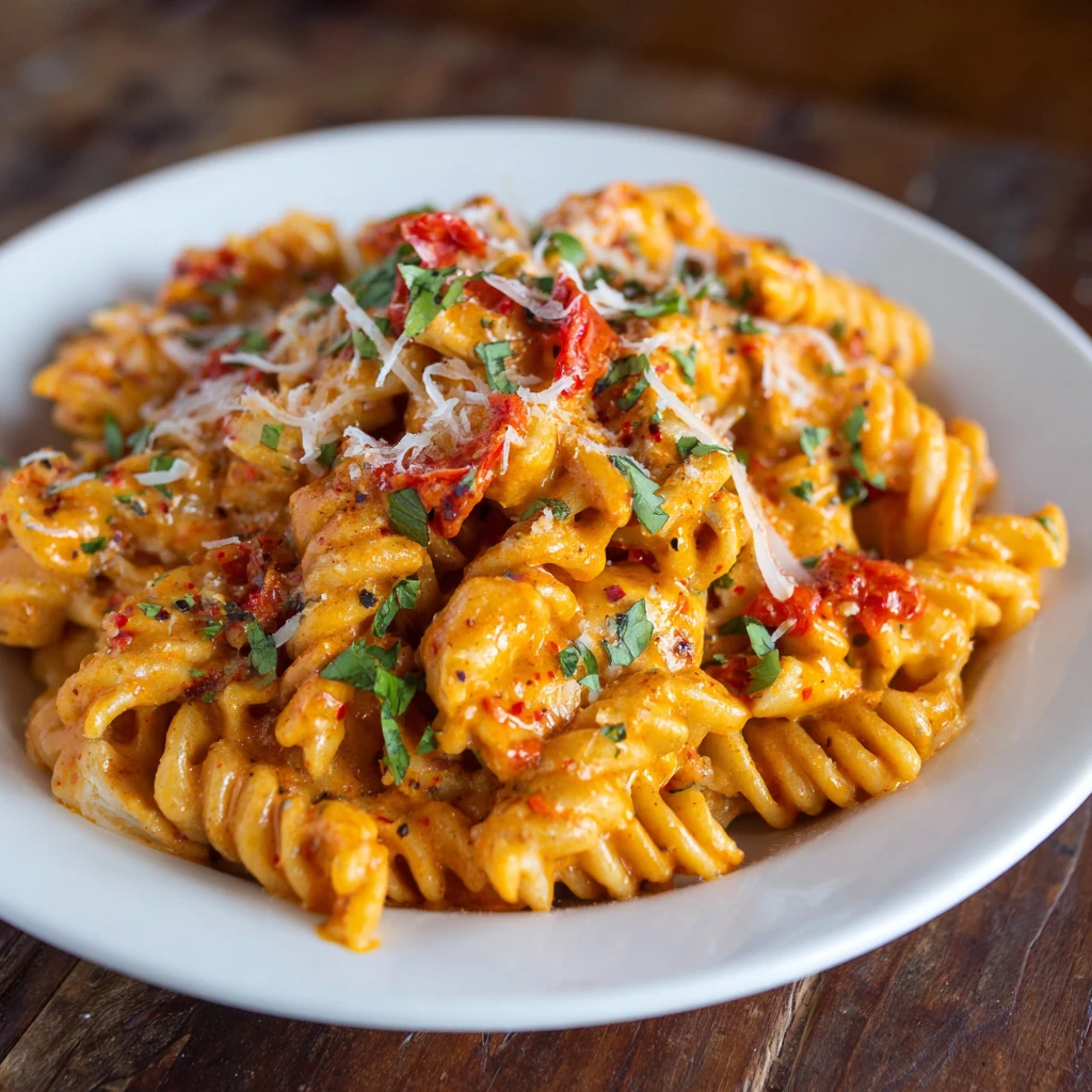 Creamy Roasted Red Pepper Pasta You'll Love
