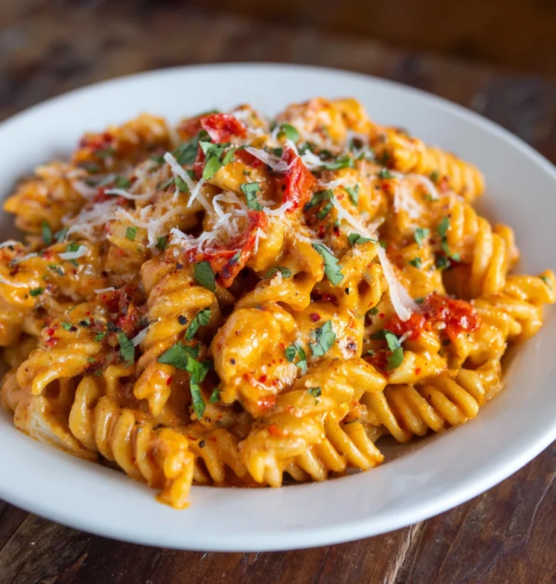 Creamy Roasted Red Pepper Pasta Youll Love