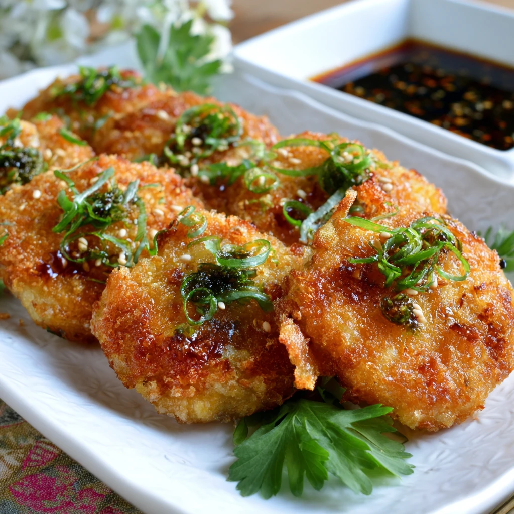 Crispy Chinese Shrimp Cake : Golden, Juicy & Irresistible