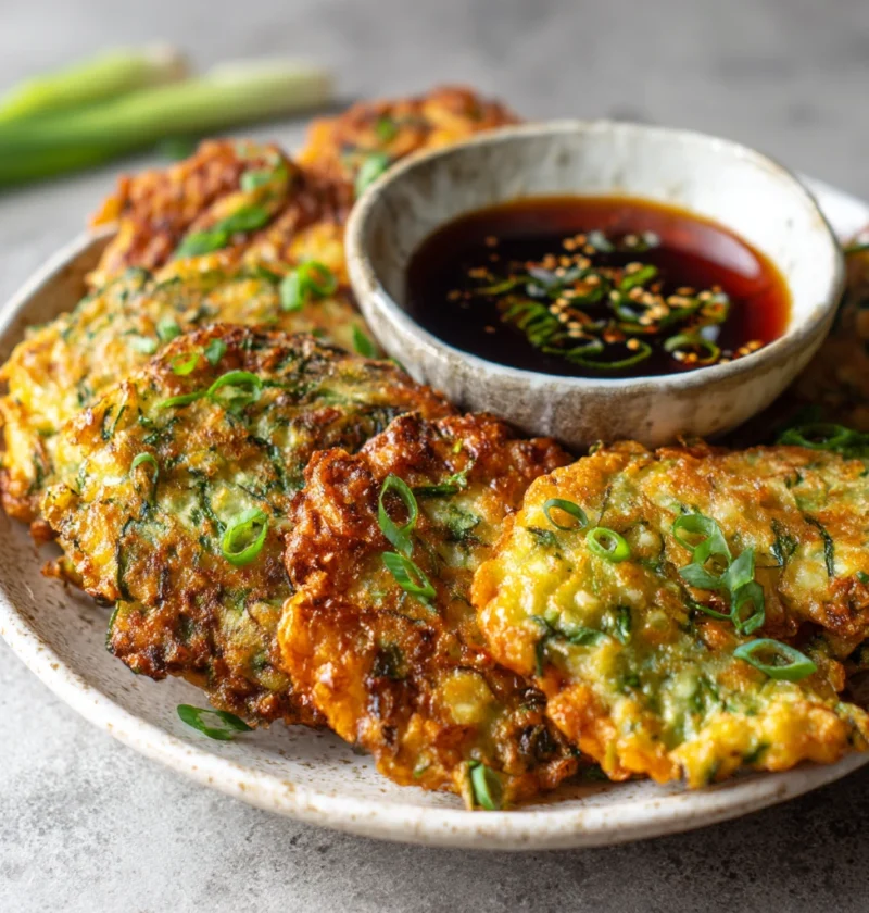 Crispy Korean Veggie Pancakes Golden Savory Seriously Addictive