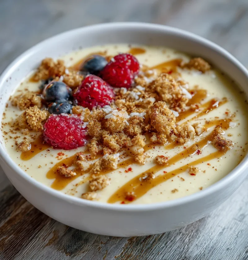 Custard Oatmeal Delicious Creamy Comfort