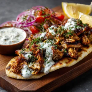 Easy Chicken Shawarma with Garlic Sauce
