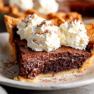 Easy Chocolate Chess Pie