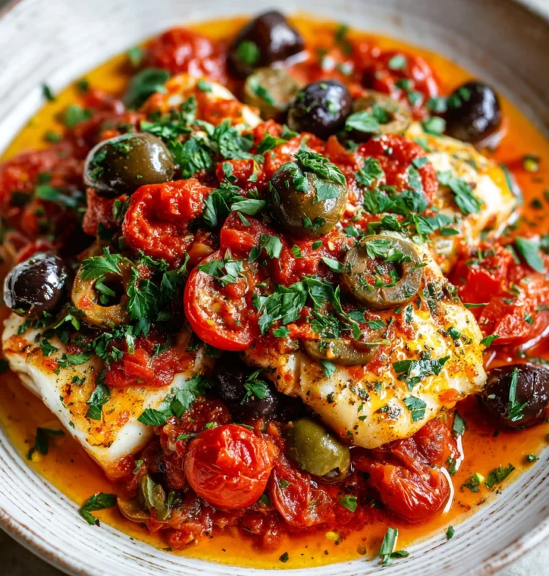 White Fish Puttanesca