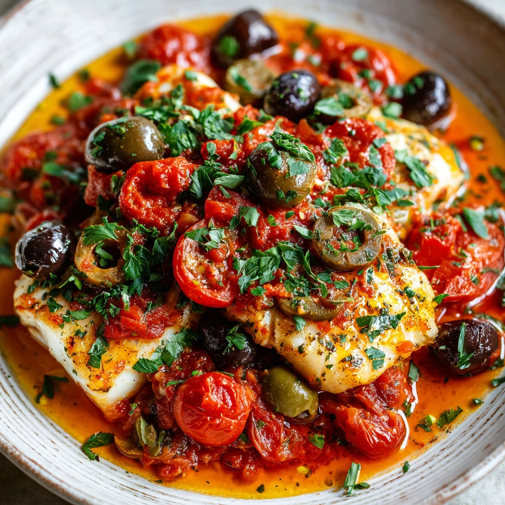 Easy White Fish Puttanesca – Lovable Recipes