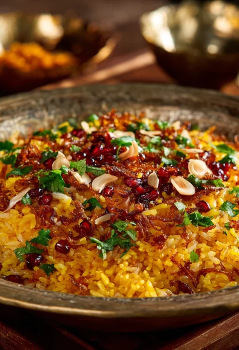 Golden Jeweled Rice Sweet Savory Stunning