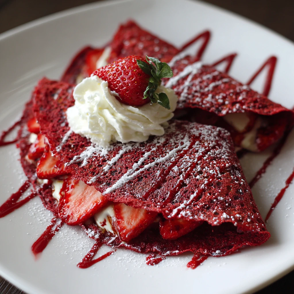 How To Make Red Velvet Crepes