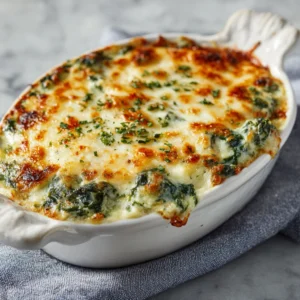 irresistible Italian Spinach Bake So Cheesy So Good