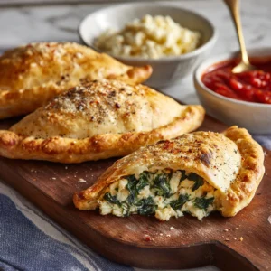 Italian-Style Ricotta & Spinach Calzones