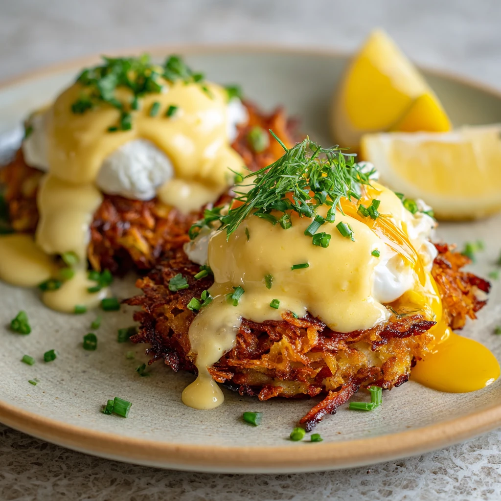 Mouthwatering Latke Eggs Benedict : a Brunch you Need To Try
