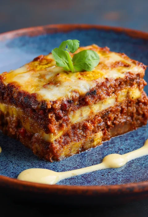 Pasteln Perfect Combination Sweet Banana Bolognese Sauce