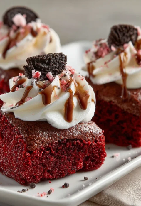 Red Velvet Brownie Bites Perfect Sweet Treat