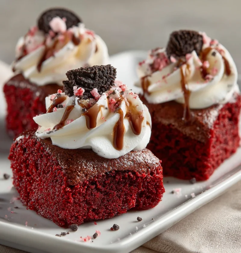 Red Velvet Brownie Bites Perfect Sweet Treat