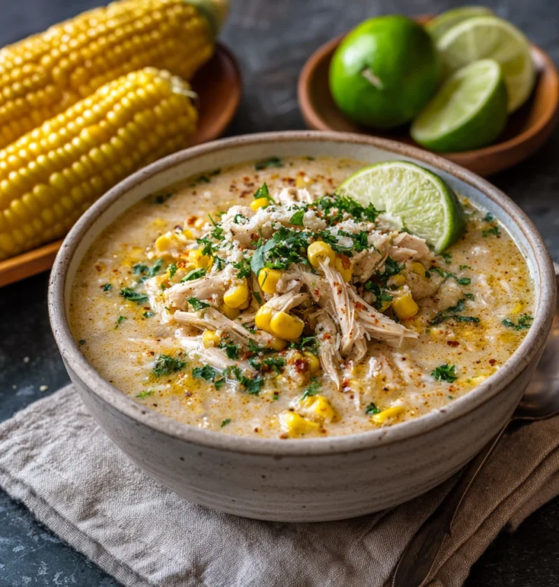 Street Corn White Chicken Chili Cozy Kick
