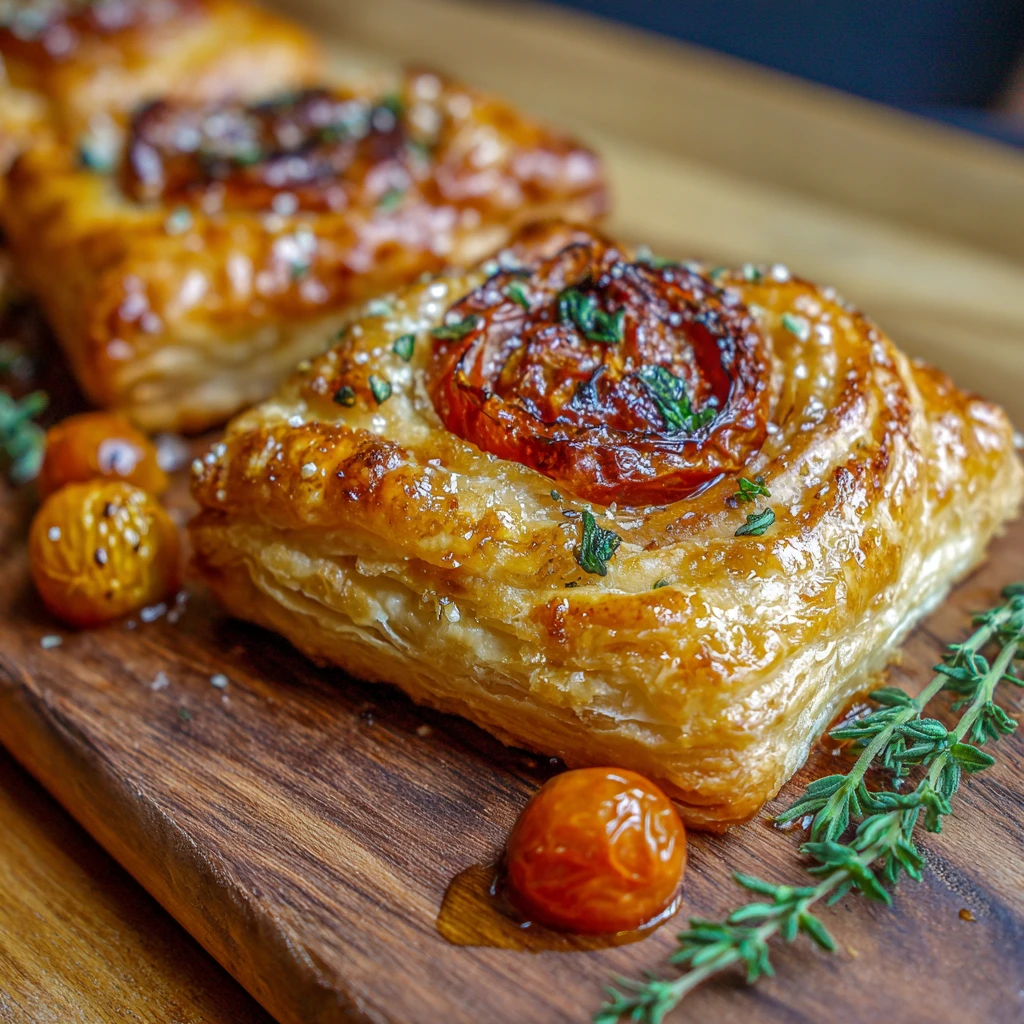 Upside-Down Tomato Puff Pastry