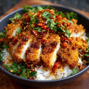 A Spicy ,Crunchy ,Crispy Bang Bang Chicken