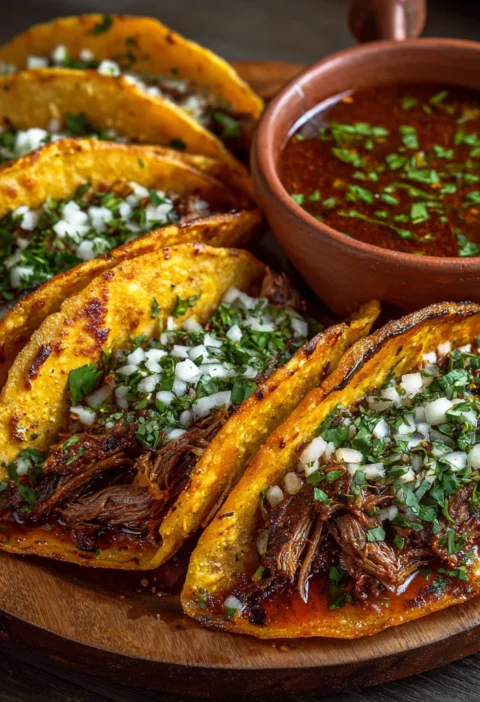 Authentic Mexican Birria Tacos Step