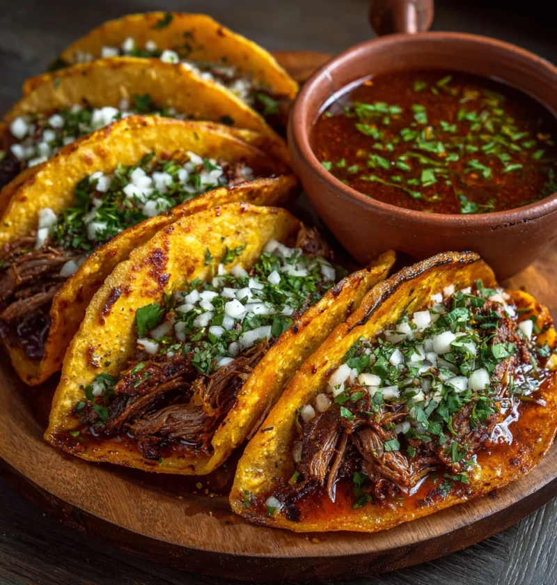 Authentic Mexican Birria Tacos Step
