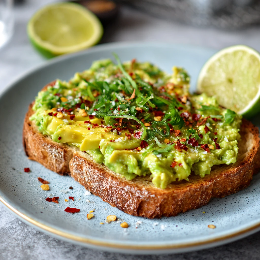 Avocado Smash With Chili Flakes