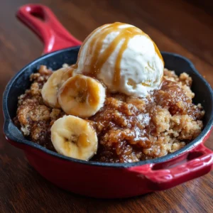 Bananas Foster Cobbler