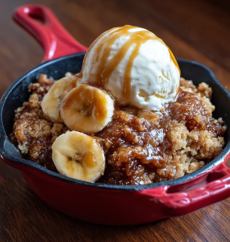 Bananas Foster Cobbler