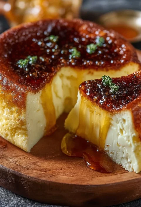 Basque Burnt Cheesecake Gold Honey