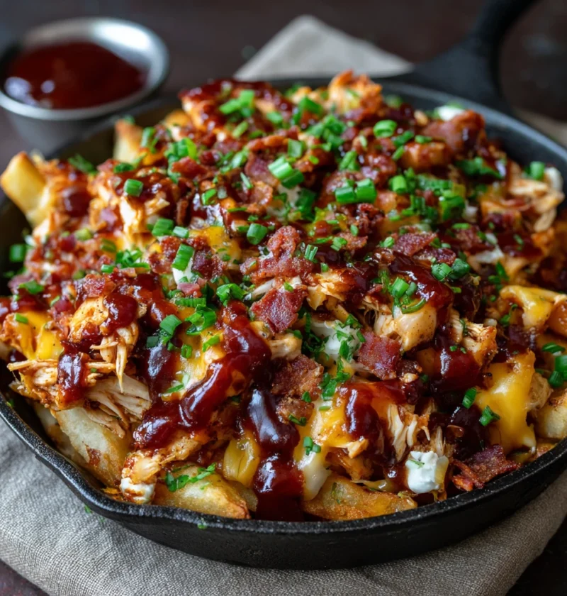 Bbq Chicken Bacon Loaded Fries