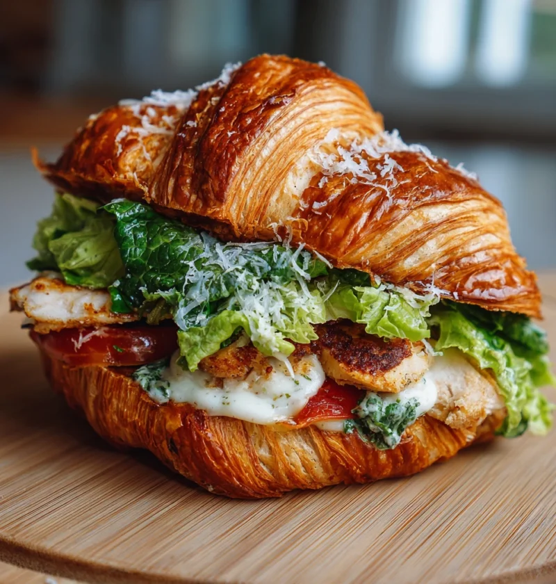 Chicken Caesar Croissant Recipe