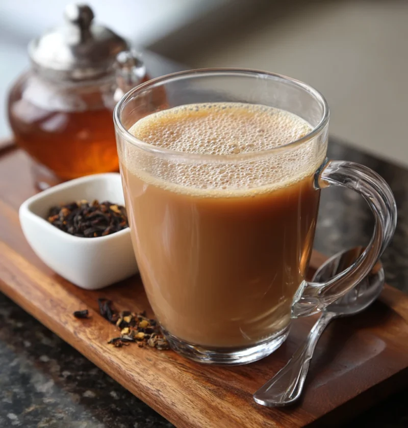 Black Tea Infused Warm Milk Royal