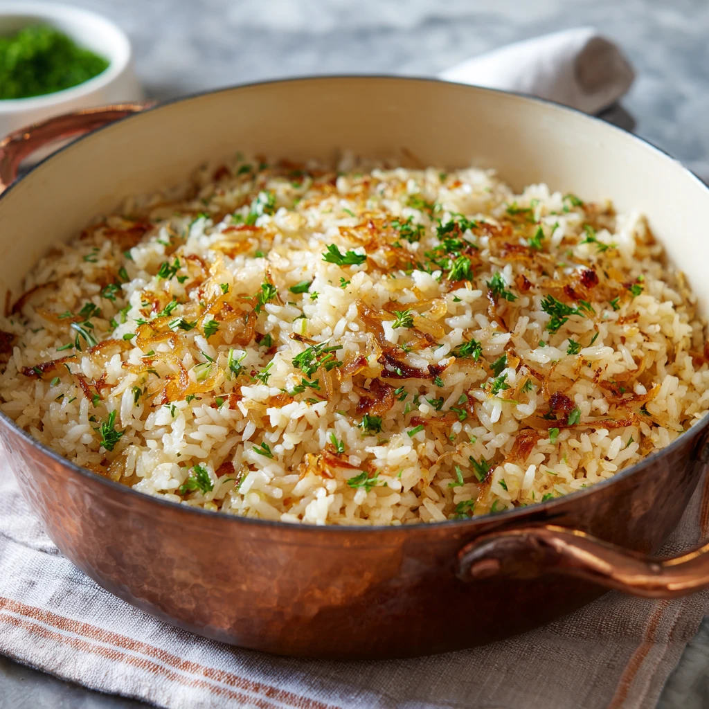 Onagerie Rice Buttery French Onion Rice : You’ll Be Obsessed – Lovable Recipes