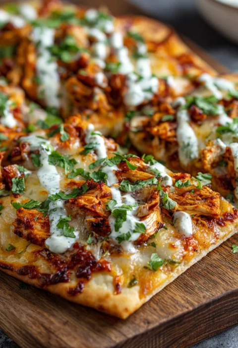 Cheesy Sweet Chili Chicken Flat Breads