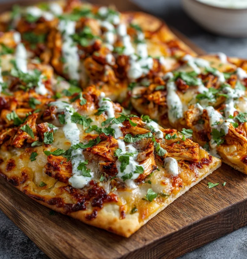 Cheesy Sweet Chili Chicken Flat Breads