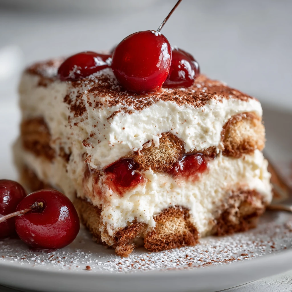 Cherry Amaretto Tiramisu