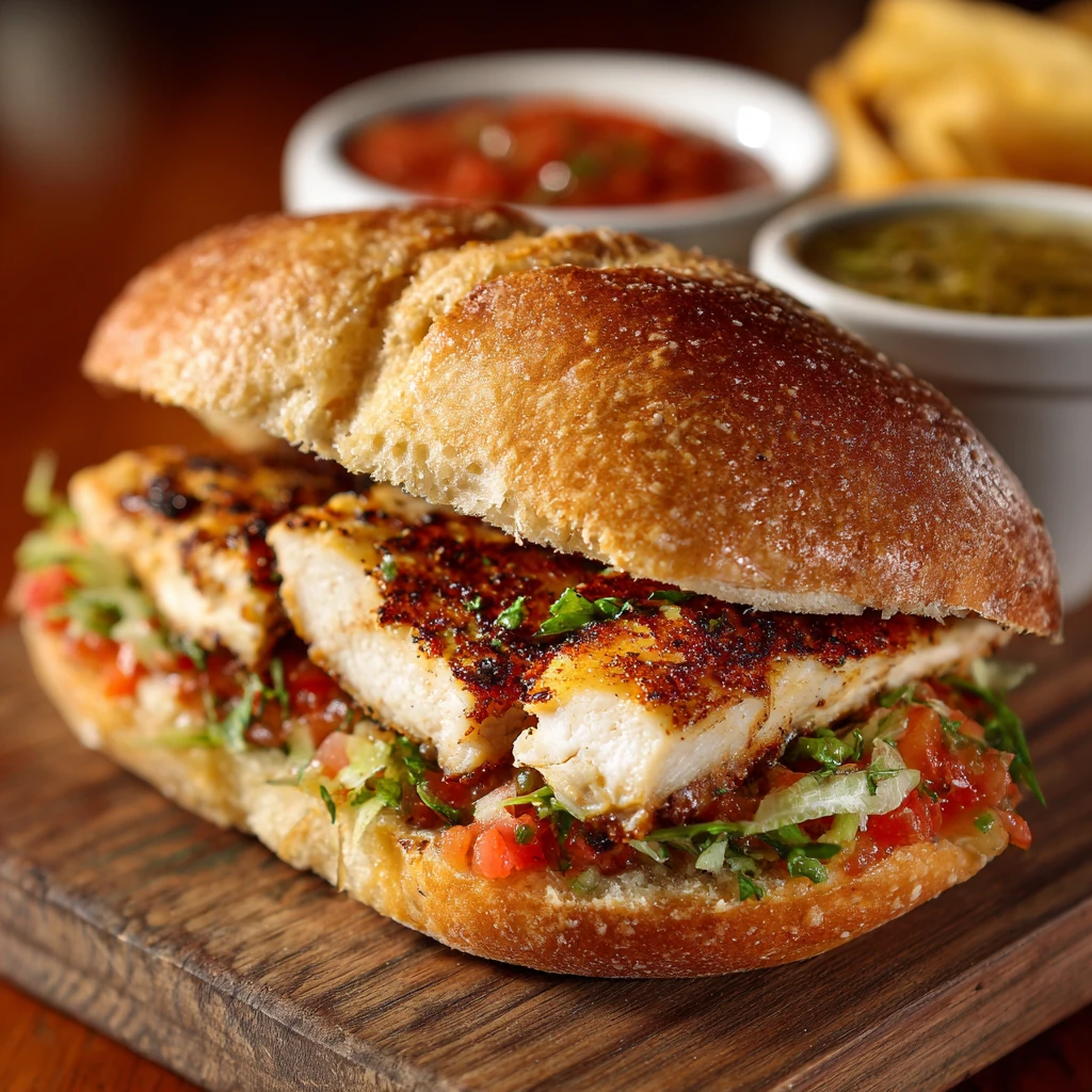 Chicken Torta Sandwich