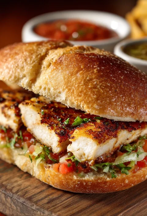 Chicken Torta Sandwich