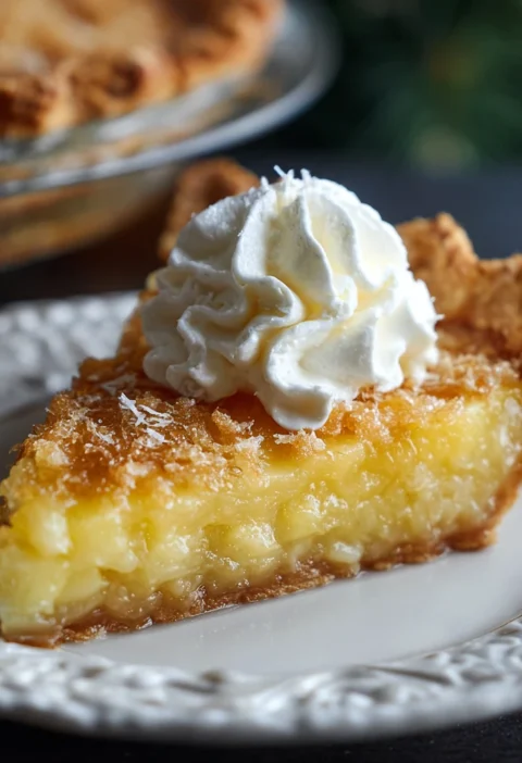 Classic Southern Pineapple Pie