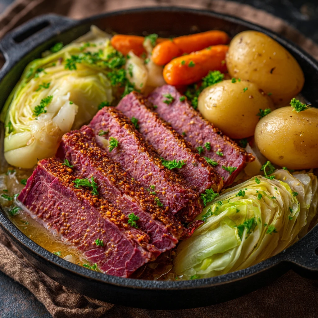 Corned Beef and Cabbage Recipe : Traditional Dish
