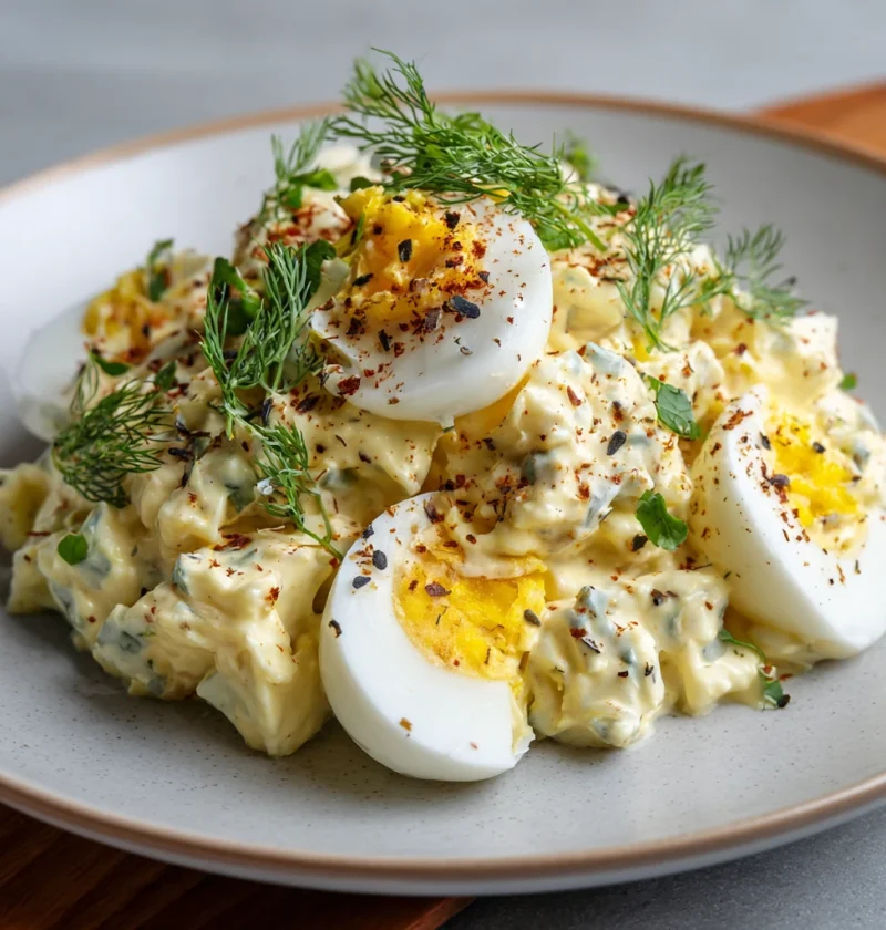 Creamy Truffle Egg Salad Elevated Classic Recipe