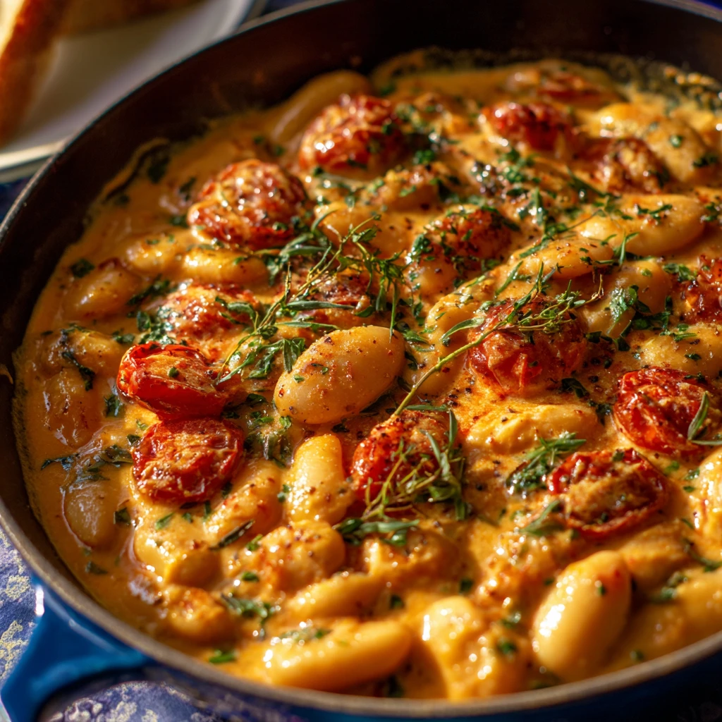 Creamy Tuscan Marry Me Butter Beans
