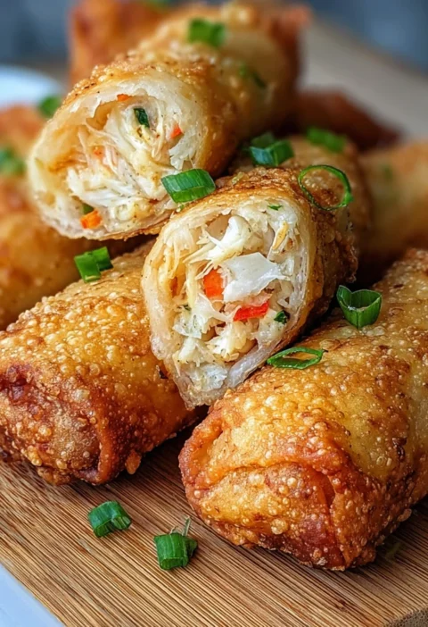Crispy Savory These Crab Cake Egg Rolls