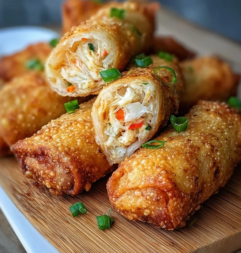 Crispy Savory These Crab Cake Egg Rolls