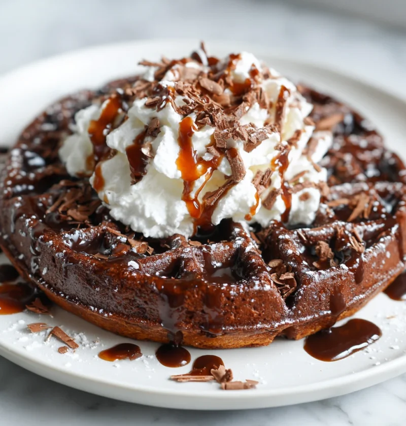 Chocolatey Brownie Waffle Flour Needed