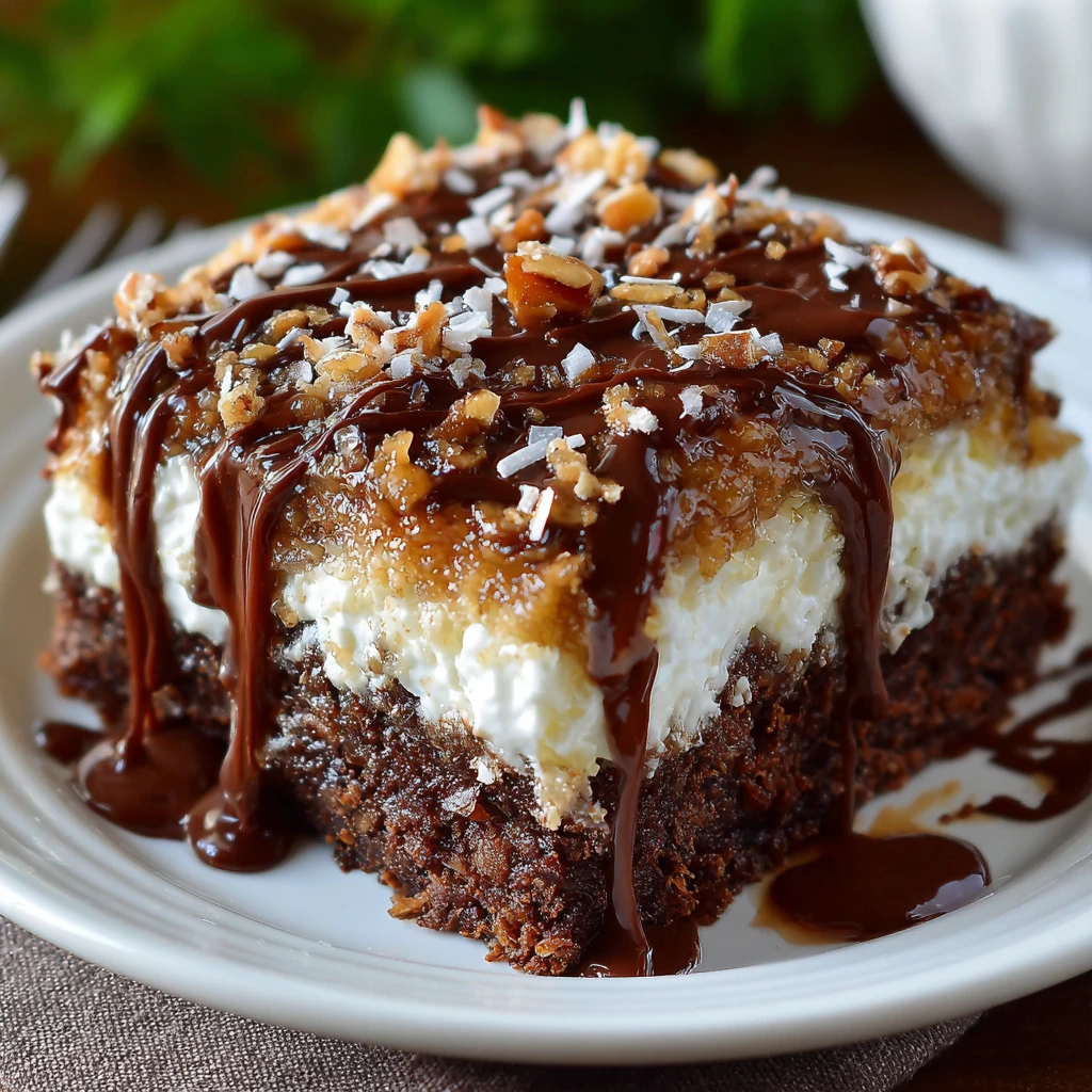 Easy German Chocolate Poke Cake recipe : Perfect For Impressing Your Guests or Treating Yourself