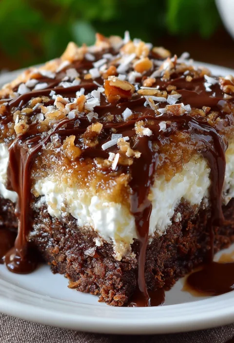 German Chocolate Poke Cake Recipe Perfect Impressing Your