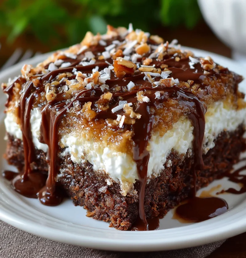 German Chocolate Poke Cake Recipe Perfect Impressing Your