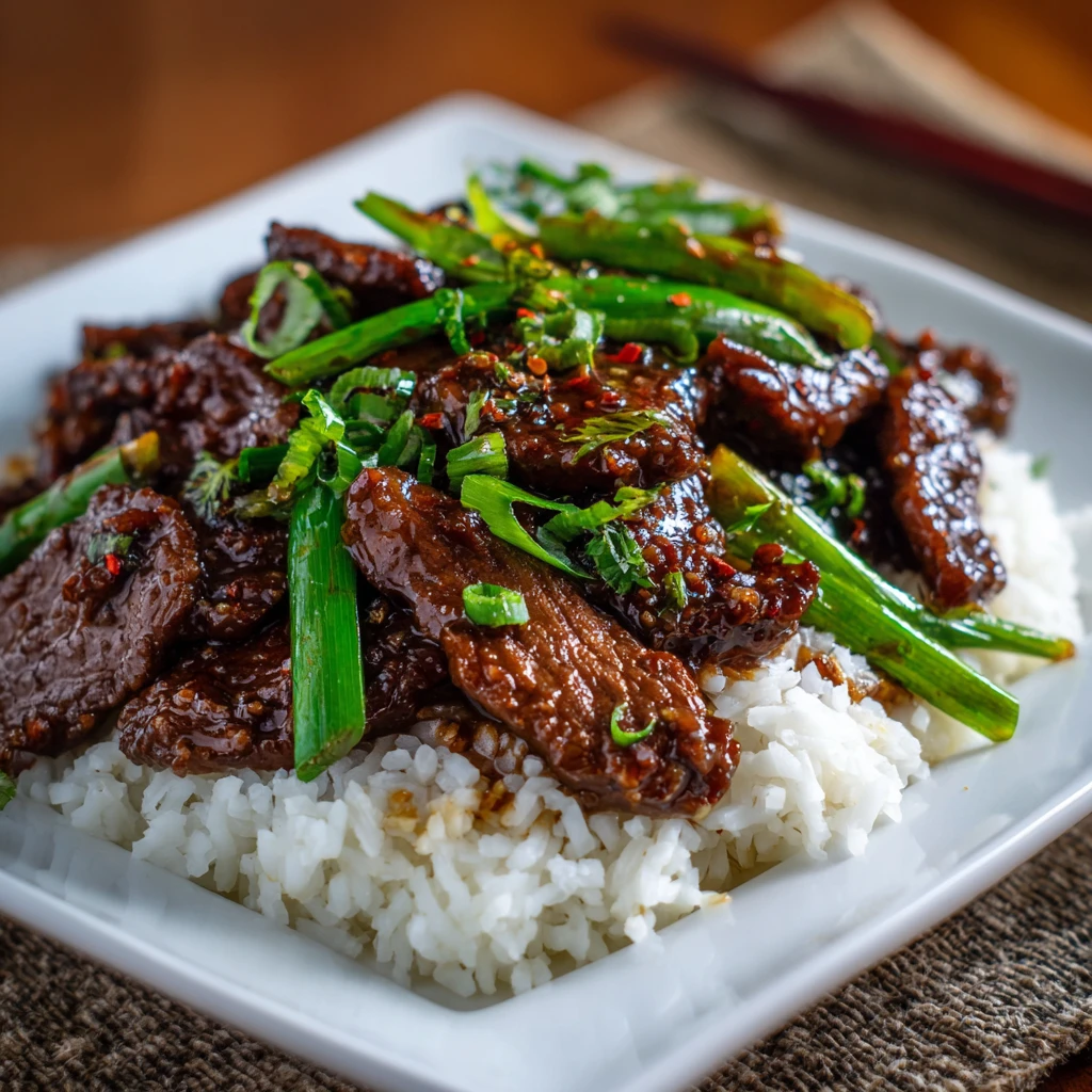 Easy Healthy Recipe : Low Carb Mongolian Beef