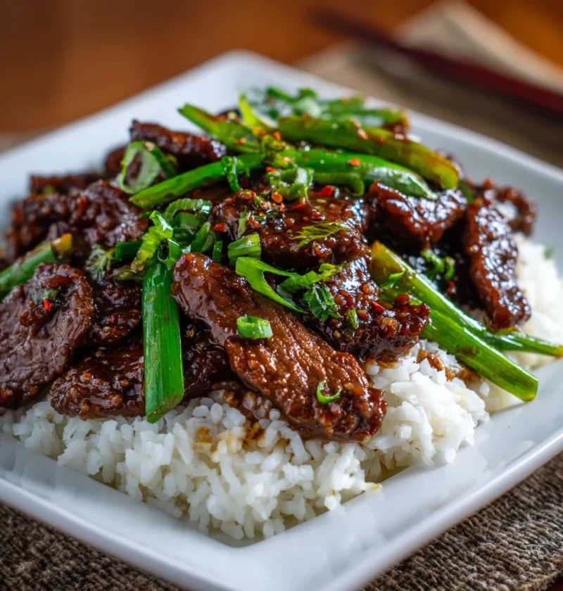 Healthy Recipe Low Carb Mongolian Beef