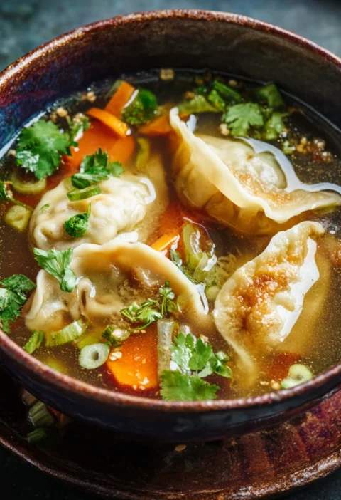 Potsticker Soup Recipe Ginger